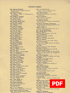 Список членов и почетных членов Организационного комитета «Пакт Рериха и Знамя Мира».