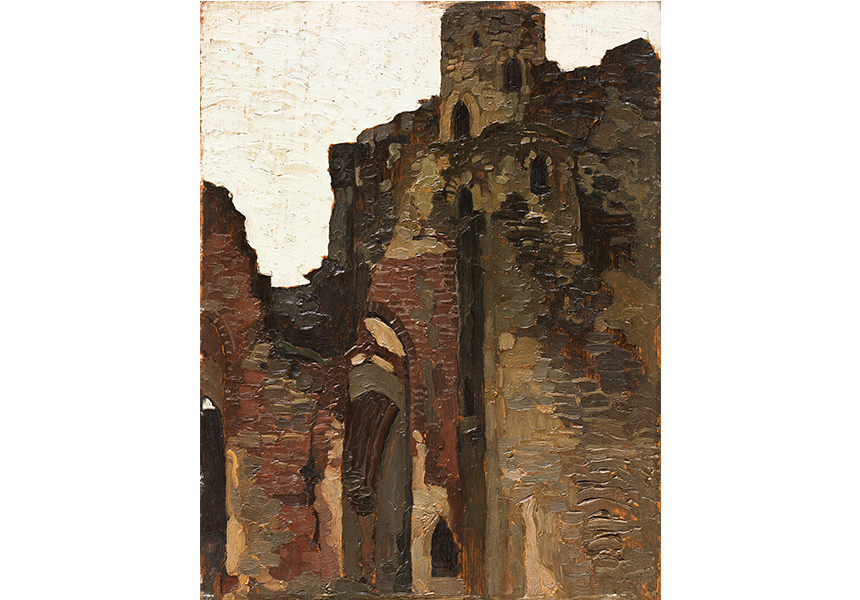 Н.К.Рерих. Венден. Развалины капеллы. 1903. © Государственный музей Востока