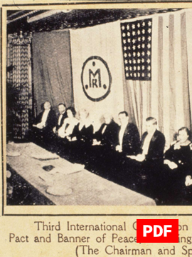 Вырезка из газеты “New York American”: Знамя Мира в Музее Н.Рериха в Нью-Йорке. 28 декабря 1931 г.