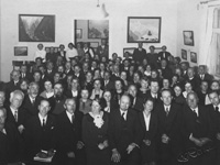 Участники Первого конгресса Балтийских рериховских обществ в Риге (Латвия). 1937 г.