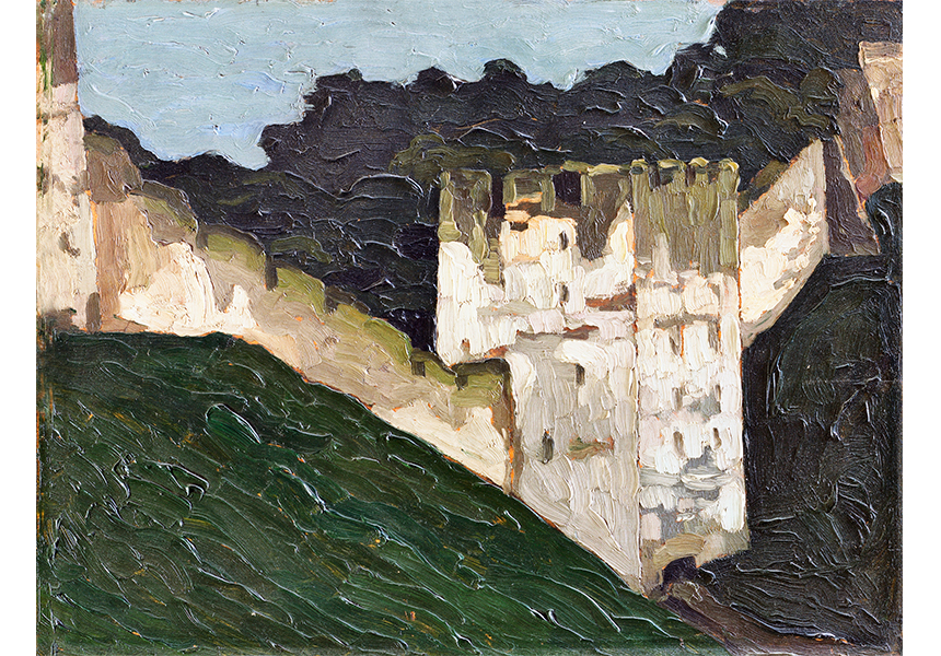 Н.К.Рерих. Печоры. Монастырские стены и башни. 1903. © Государственный музей Востока