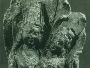 Два Нага. Индия. IX в. Индийский музей, Калькутта.