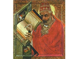 Мастер Теодорих из Праги. Святой Григорий. 1365-1367 гг. Национальная галерея, Прага, Чехия.