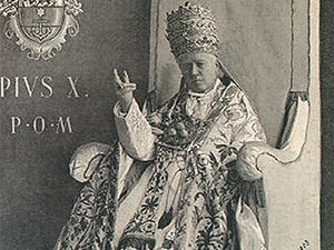 Папа Римский Пий X (годы служения 1903-1914). Открытка начала XX в.